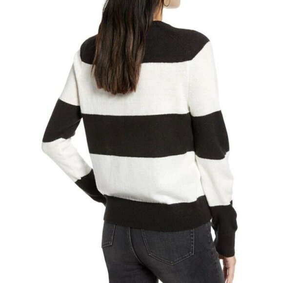 NWT Treasure & Bond Wide Stripe Crew-Neck Sweater - Picture 4 of 10